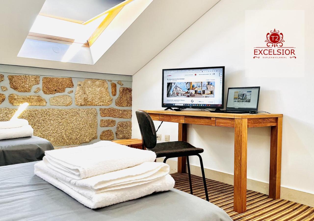 T2 Duplex - Exclusivo No Centro Historico Appartement Vila Real Buitenkant foto